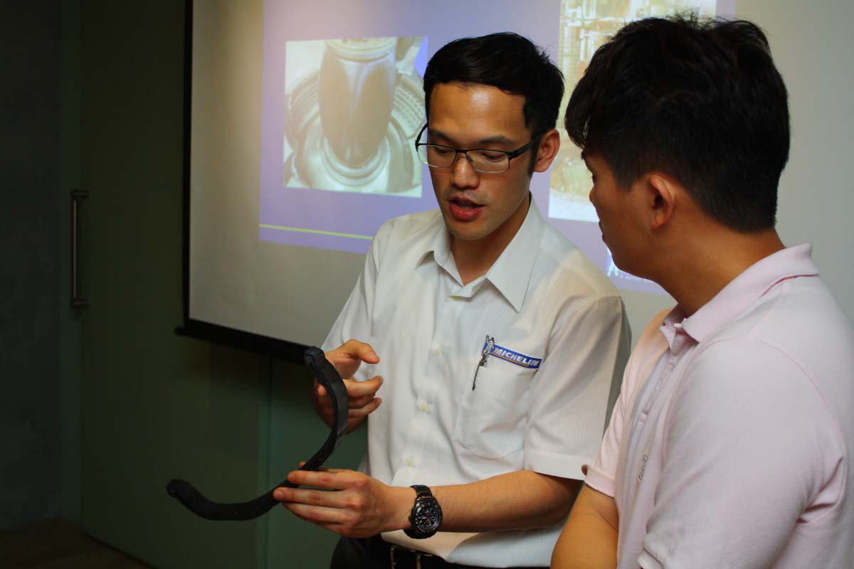 藉由本次講座，讓我們對於輪胎的背景與製程有了了解，同時也清楚了解輪胎的重要性。